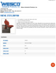 Wesco Drip Pan Spec Sheet