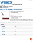 Wesco Stainless Steel Rotary Pump Specsheet