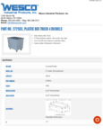 Wesco Polyethylene Box Truck Specseheet Wesco Polyethylene Box Truck Specseheet