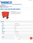 Wesco Polyethylene Box Truck Specseheet