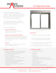 275 Cut Sheet 275 Cut Sheet