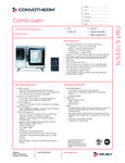 28-Convotherm maxx pro - easyTouch 6.10 Electric Spritzer - Specification UL 28-Convotherm maxx pro - easyTouch 6.10 Electric Spritzer - Specification UL