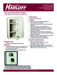 LARGE NARCOTICS CABINET spec sheet LARGE NARCOTICS CABINET spec sheet