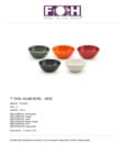 Front of The House DBO153BEP22 Kiln? 28 oz. Vanilla Bean Oval Porcelain Bowl - 6/Case Front of The House DBO153BEP22 Kiln? 28 oz. Vanilla Bean Oval Porcelain Bowl - 6/Case