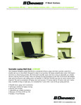 Omnimed TURNTABLE LAPTOP WALL DESK Omnimed TURNTABLE LAPTOP WALL DESK