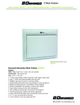 Omnimed RECESSED INFORMATICS WORKSTATION