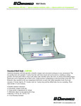 Omnimed STANDARD WALL DESK - ALUMINUM Omnimed STANDARD WALL DESK - ALUMINUM