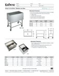 Krowne Drop-In Ice Bins Specsheet