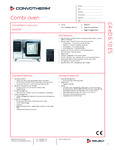 30-Convotherm maxx pro - easyDial 6.10 Electric Spritzer - Specification 30-Convotherm maxx pro - easyDial 6.10 Electric Spritzer - Specification
