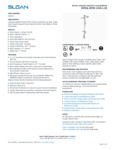 FLUSHOMETER SPECIALTY MANUAL TOP BEDPAN 1.28 GPF spec sheet FLUSHOMETER SPECIALTY MANUAL TOP BEDPAN 1.28 GPF spec sheet