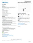 3335106-EAF-350-BAT-CP-1.5GPM-AER-IR-IQ-FCT_Specsheet 3335106-EAF-350-BAT-CP-1.5GPM-AER-IR-IQ-FCT_Specsheet