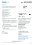 FLUSHOMETER SENSOR ROYAL DUAL FILT 0.125 GPF spec sheet