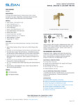 Sloan 5093452637 Specsheet 