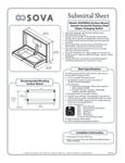 Sova Summit Surface Mount Specsheet