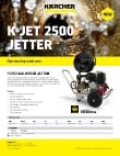 Karcher K-Jet Specsheet