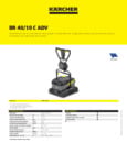 Karcher BR 40/10 C Specsheet