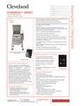 Cleveland PowerPan Specsheet