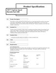 Spec Sheet Spec Sheet