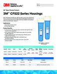 3M Filtration CFS22 Series Specsheet 3M Filtration CFS22 Series Specsheet