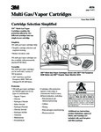 3M Multi Gas Vapor Cartridge Specsheet
