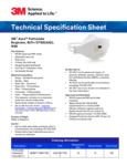 3M N95 Aura Particulate Respirator 9211+ Specsheet 3M N95 Aura Particulate Respirator 9211+ Specsheet