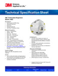 3M N95 Particulate Respirator 8210V Specsheet 3M N95 Particulate Respirator 8210V Specsheet