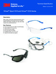 3M Virtua Protective Eyewear with Foam Gasket Specsheet