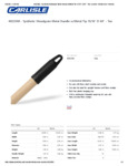 4022300 - Synthetic Woodgrain Metal Handle w_Metal Tip 15_16_ D 60_ - Tan 4022300 - Synthetic Woodgrain Metal Handle w_Metal Tip 15_16_ D 60_ - Tan