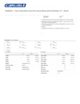 DUAL SURFACE FLR SCRUB W/SIDE BRSTLS - BROWN spec sheet
