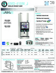 Hoshizaki KMD-410M Spec Sheet Hoshizaki KMD-410M Spec Sheet