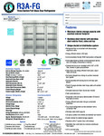 Hoshizaki R3A-FG Spec Sheet Hoshizaki R3A-FG Spec Sheet