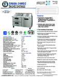 Hoshizaki SR60A-24MD2 Spec Sheet