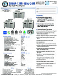 Hoshizaki SR60A-12M Spec Sheet