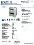 Hoshizaki UF27A-D2 Spec Sheet Hoshizaki UF27A-D2 Spec Sheet