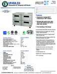 Hoshizaki UR48A-D4 Spec Sheet