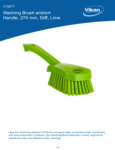 BRUSH,WASHING,STIFF,10",PP/PBT,LIME spec sheet
