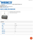 Wesco Steel Drum Sling Spec Sheet