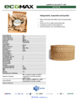 ecoMAX Care Stock Roll Specsheet ecoMAX Care Stock Roll Specsheet