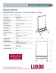 445MB3040WBI Double Sided Magnetic Whiteboard Specsheet 445MB3040WBI Double Sided Magnetic Whiteboard Specsheet