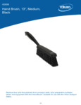 BRUSH,HAND,MEDIUM,14",PP/PBT,BLACK spec sheet