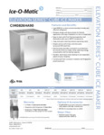 Ice-O-Matic Elevation Series Specsheet