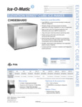 Ice-O-Matic Elevation Series Specsheet