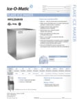 Ice-O-Matic Flake Ice Maker Specsheet