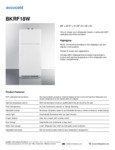 46ABKRF18W Brochure-BKRF18W 46ABKRF18W Brochure-BKRF18W