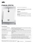 Summit FFAR25L7FRTPC Specsheet