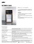 Summit QCSMW1OAK Specsheet