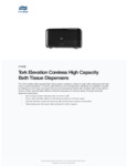 Tork Elevation 473208 Coreless High Capacity Black Double Roll Toilet Tissue Dispenser Tork Elevation 473208 Coreless High Capacity Black Double Roll Toilet Tissue Dispenser
