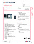 5-Convotherm maxx pro - easyTouch 6.20 Gas Spritzer - Specification UL 5-Convotherm maxx pro - easyTouch 6.20 Gas Spritzer - Specification UL