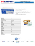 Merfin Personal Care Wipes Specsheet