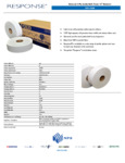 Response Jumbo Bath Tissue Specsheet Response Jumbo Bath Tissue Specsheet
